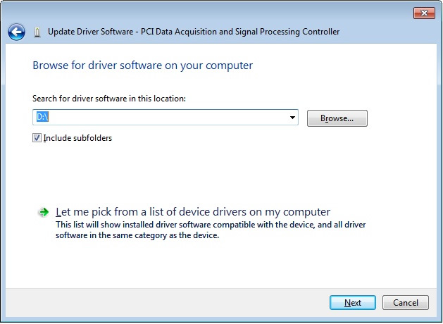 Browse Dialog Box