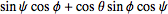 sinpsicosphi+costhetasinphicospsi