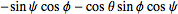 -sinpsicosphi-costhetasinphicospsi