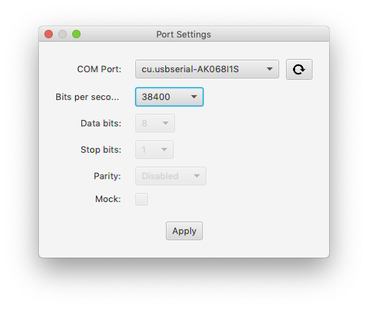 [unified host serial configuration]