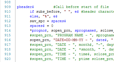Syntax highlighting in Code Editor.