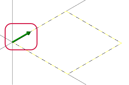 A highlighted arrow indicating the chaining direction.
