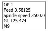 Tooltip displaying entity-specific information, for lines.