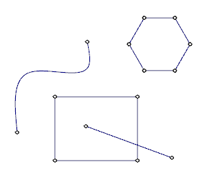 Simple geometry with endpoints displayed.