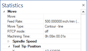 The "Statistics" pane. 