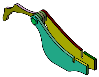 A single mesh split into 37 parts.