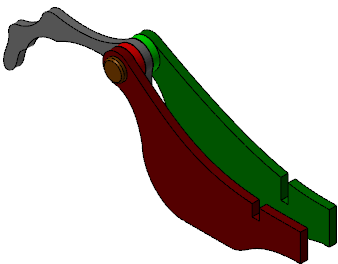 A single mesh split into six parts.