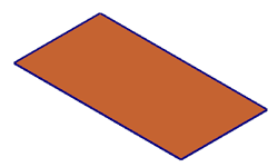 A flat surface.