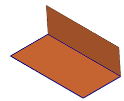 Fence surface that is created from the existing flat surface.