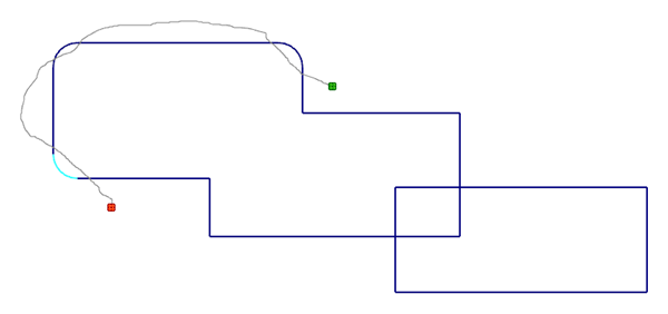 Fillleting multiple entities with the mouse cursor. 