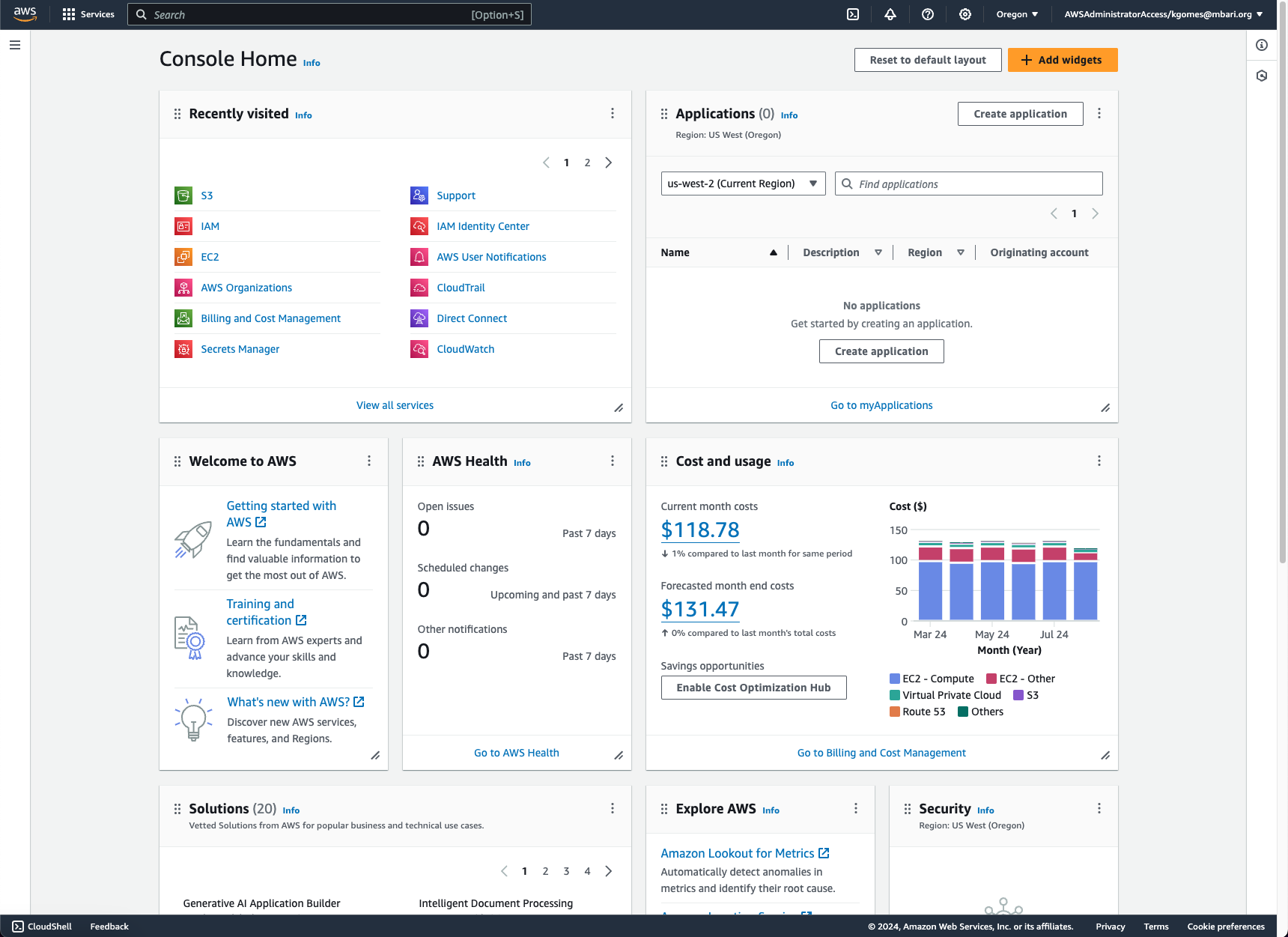 READinet Account Page